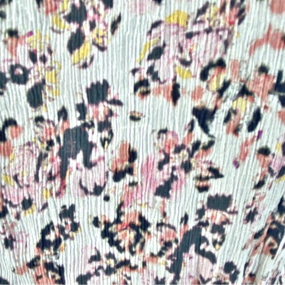 ALL SAINTS ☆ Alix Freefall Floral Midi Dress ☆ Chalk White ☆ Size X-Small - Picture 8 of 9